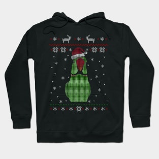 green alexandrine ugly christmas Hoodie